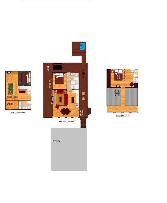 Bear Country Cabin Севьервилл Экстерьер фото